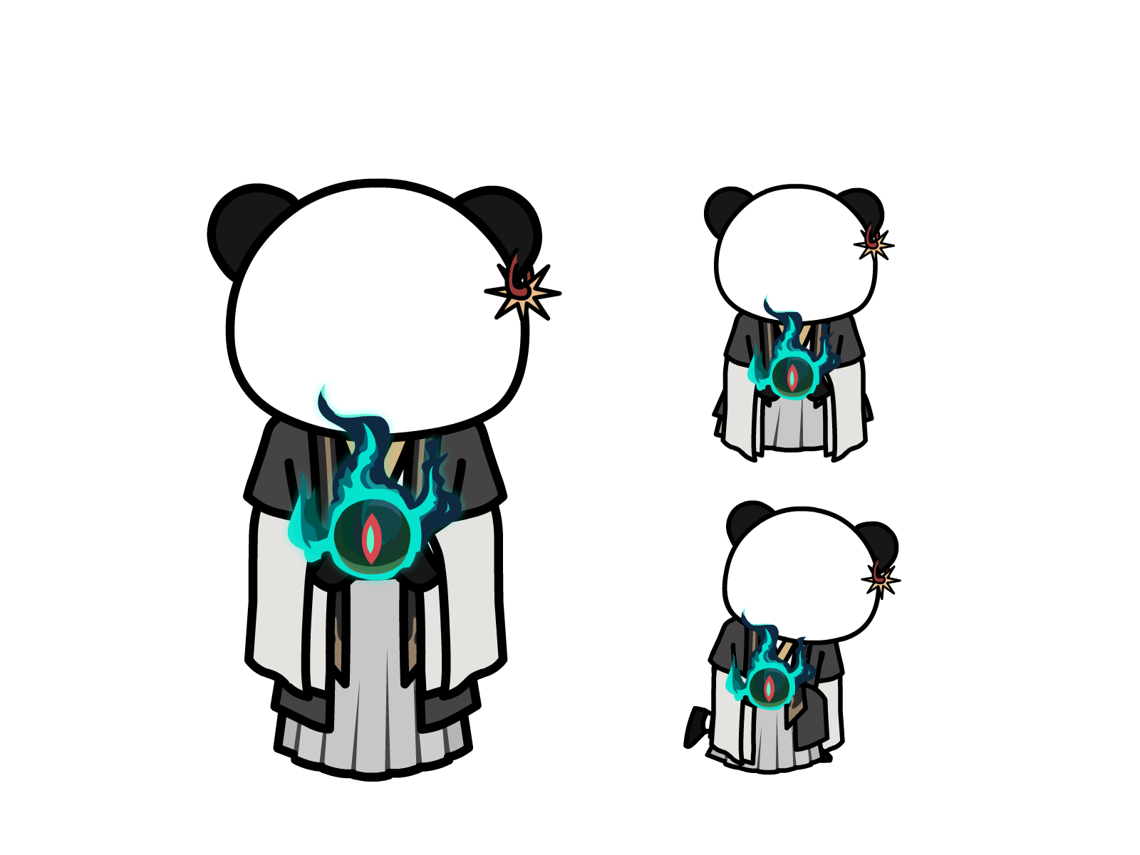 人物图-玄幻修仙-多动作-男6