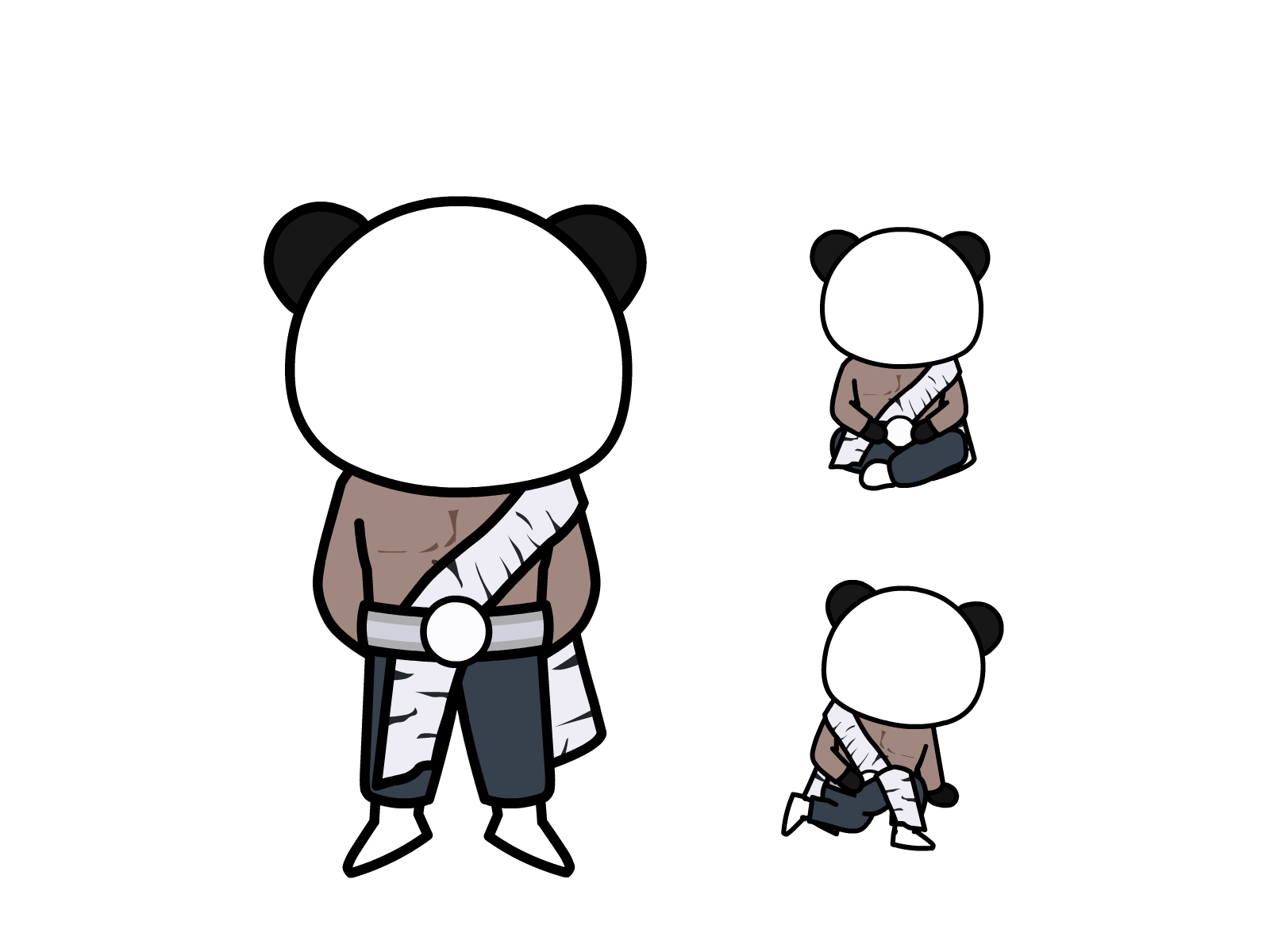 人物图-玄幻修仙-多动作-男3