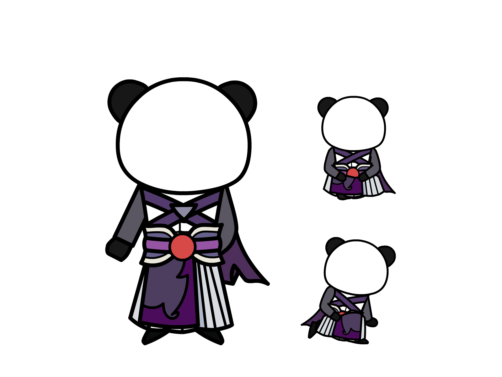 人物图-玄幻修仙-多动作-男4