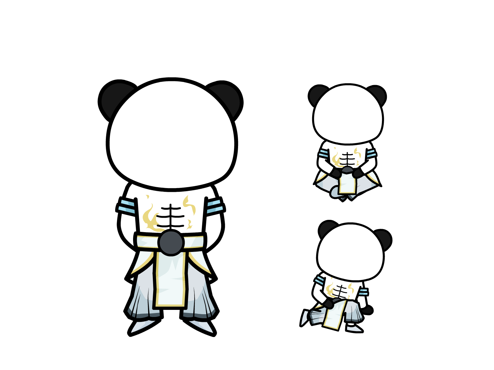 人物图-玄幻修仙-多动作-男3