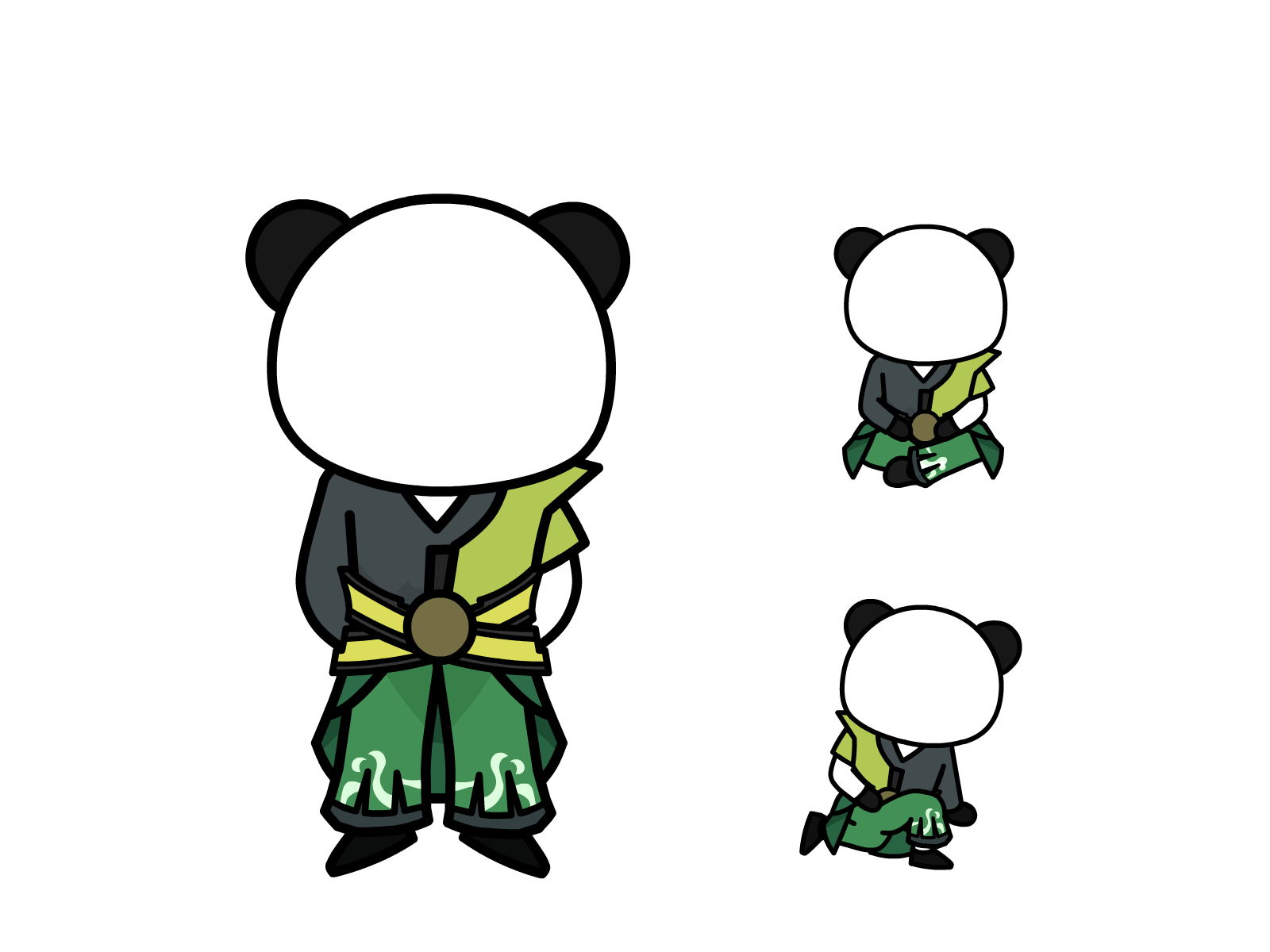 人物图-玄幻修仙-多动作-男6