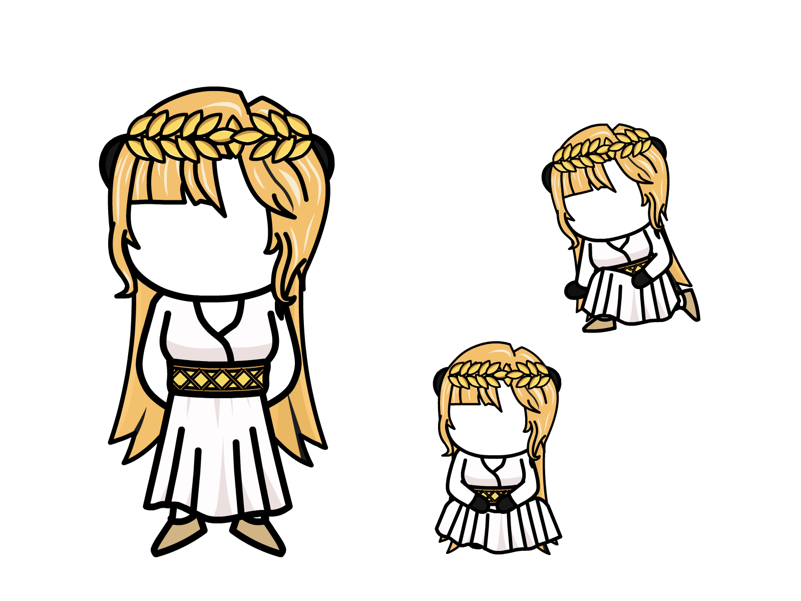 人物图-玄幻修仙-多动作-女4