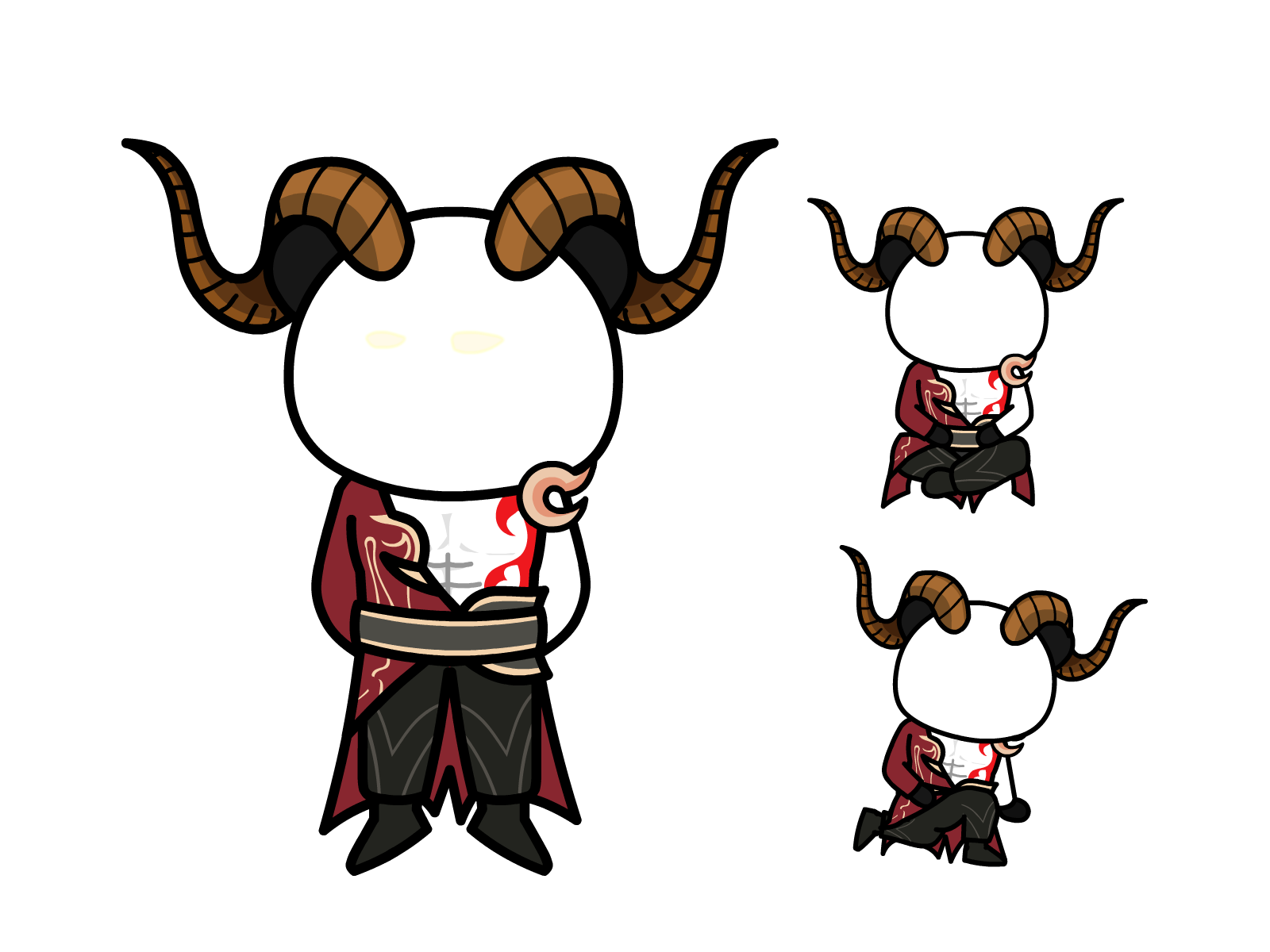 人物图-玄幻修仙-多动作-男1