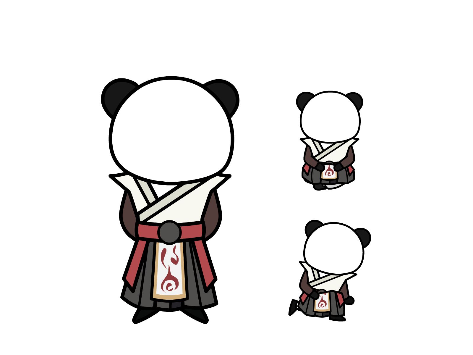 人物图-玄幻修仙-多动作-男2