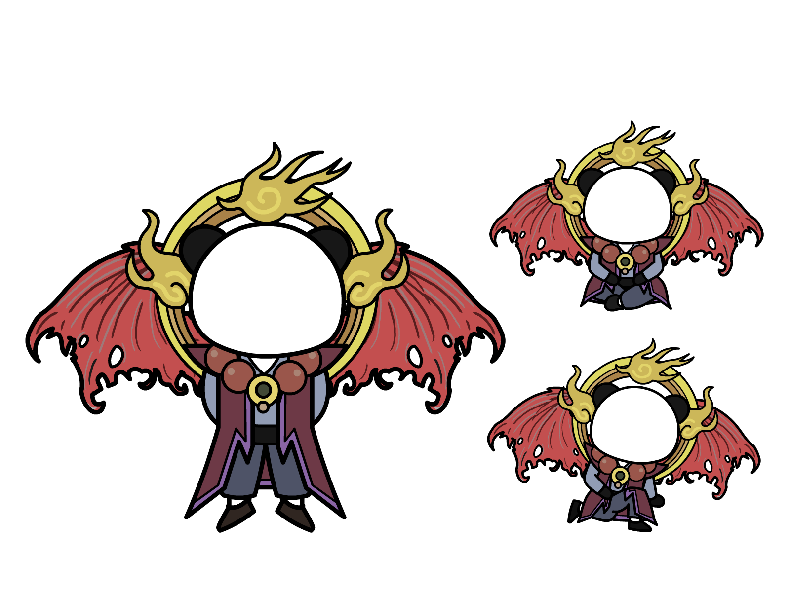 人物图-玄幻修仙-多动作-男3